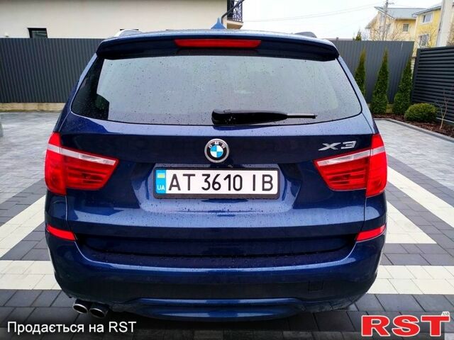 Синий БМВ Х3, объемом двигателя 2 л и пробегом 81 тыс. км за 19300 $, фото 2 на Automoto.ua