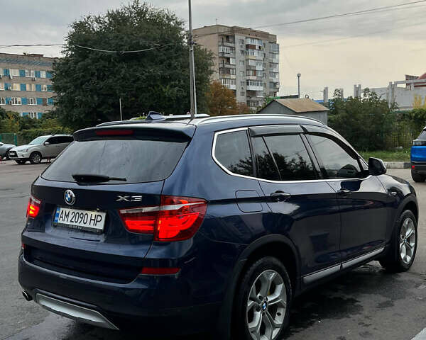 Синий БМВ Х3, объемом двигателя 2 л и пробегом 101 тыс. км за 25500 $, фото 10 на Automoto.ua