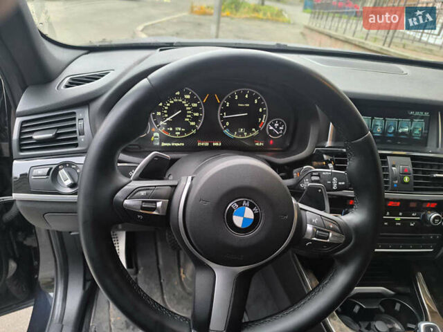 БМВ Х3 2016 в Броварах на Automoto.ua Синий БМВ Х3, объемом двигателя 2 л и пробегом 215 тыс. км за 20500 $, фото 11 на Automoto.ua