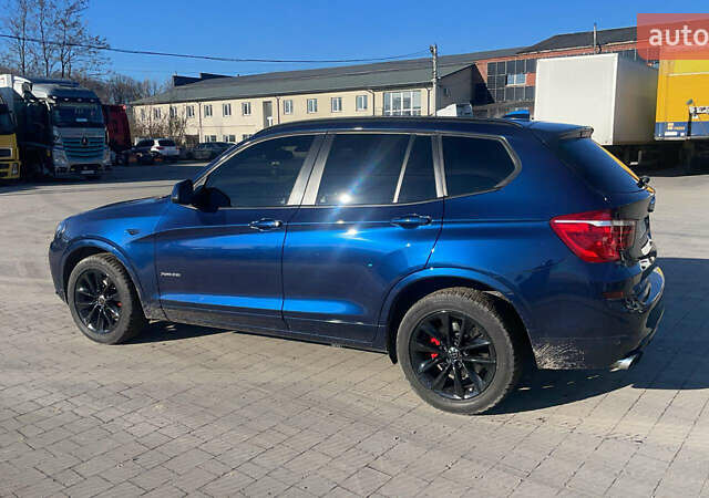 Синий БМВ Х3, объемом двигателя 2 л и пробегом 190 тыс. км за 15500 $, фото 1 на Automoto.ua