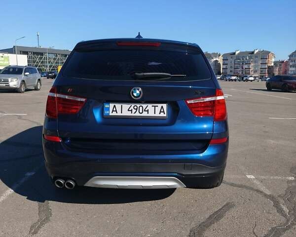 Синий БМВ Х3, объемом двигателя 2 л и пробегом 98 тыс. км за 21000 $, фото 1 на Automoto.ua