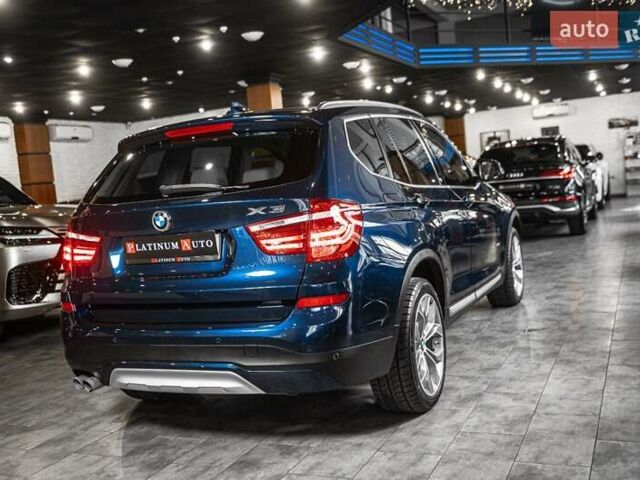 Синий БМВ Х3, объемом двигателя 2 л и пробегом 117 тыс. км за 18600 $, фото 1 на Automoto.ua