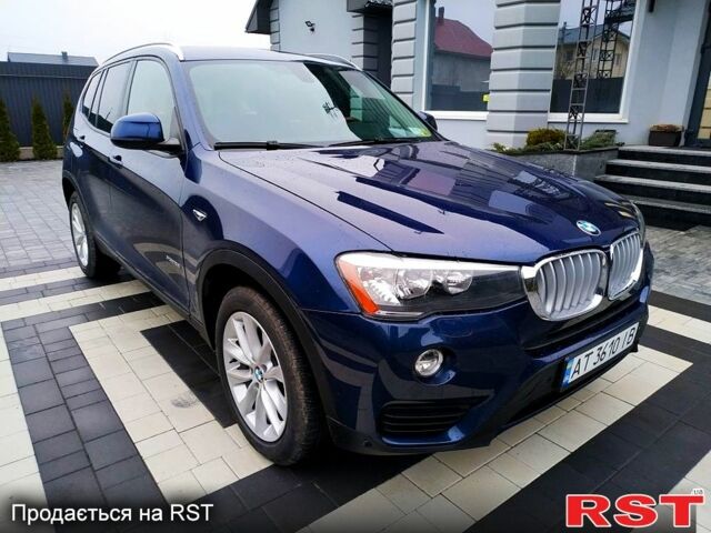 Синий БМВ Х3, объемом двигателя 2 л и пробегом 81 тыс. км за 19300 $, фото 1 на Automoto.ua