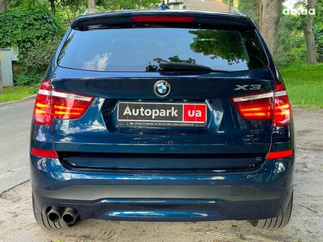 Синий БМВ Х3, объемом двигателя 3 л и пробегом 146 тыс. км за 24590 $, фото 11 на Automoto.ua