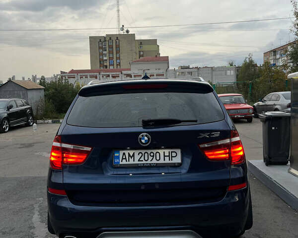 Синий БМВ Х3, объемом двигателя 2 л и пробегом 101 тыс. км за 25500 $, фото 7 на Automoto.ua