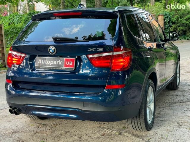 Синий БМВ Х3, объемом двигателя 3 л и пробегом 146 тыс. км за 24590 $, фото 10 на Automoto.ua
