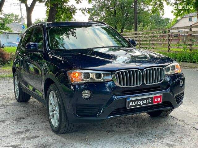 Синий БМВ Х3, объемом двигателя 3 л и пробегом 146 тыс. км за 24590 $, фото 4 на Automoto.ua