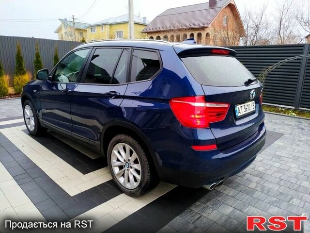 Синий БМВ Х3, объемом двигателя 2 л и пробегом 81 тыс. км за 19300 $, фото 3 на Automoto.ua