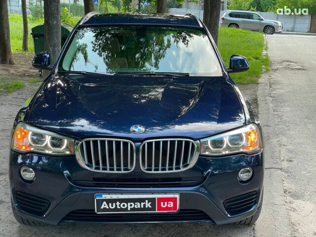 Синий БМВ Х3, объемом двигателя 3 л и пробегом 146 тыс. км за 24590 $, фото 3 на Automoto.ua