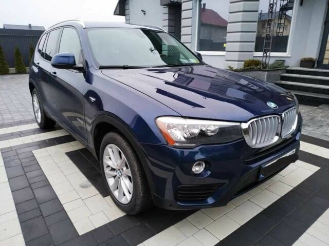 Синий БМВ Х3, объемом двигателя 2 л и пробегом 81 тыс. км за 19300 $, фото 1 на Automoto.ua