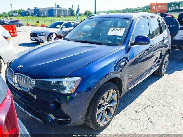 Синий БМВ Х3, объемом двигателя 2 л и пробегом 144 тыс. км за 15600 $, фото 1 на Automoto.ua