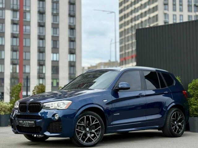 Синий БМВ Х3, объемом двигателя 3 л и пробегом 152 тыс. км за 19900 $, фото 4 на Automoto.ua