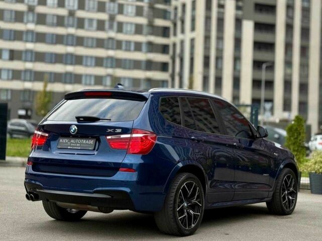 Синий БМВ Х3, объемом двигателя 3 л и пробегом 152 тыс. км за 19900 $, фото 2 на Automoto.ua