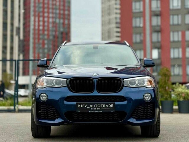 Синий БМВ Х3, объемом двигателя 3 л и пробегом 152 тыс. км за 19900 $, фото 1 на Automoto.ua