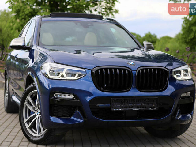 Синий БМВ Х3, объемом двигателя 3 л и пробегом 139 тыс. км за 34900 $, фото 1 на Automoto.ua