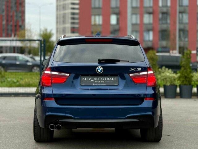 Синий БМВ Х3, объемом двигателя 3 л и пробегом 152 тыс. км за 19900 $, фото 3 на Automoto.ua