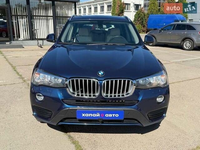 Синий БМВ Х3, объемом двигателя 2 л и пробегом 97 тыс. км за 17600 $, фото 1 на Automoto.ua