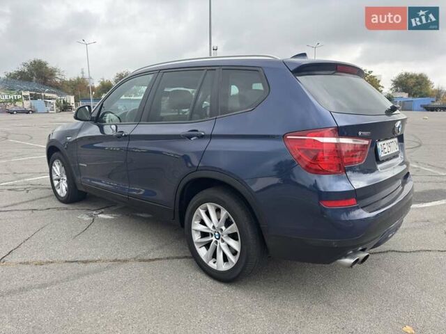 БМВ Х3 2017 в Днепре (Днепропетровске) на Automoto.ua Синий БМВ Х3, объемом двигателя 2 л и пробегом 94 тыс. км за 22500 $, фото 7 на Automoto.ua