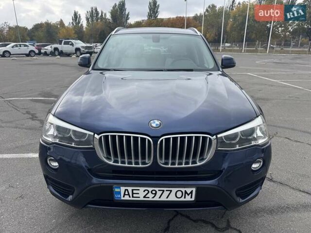 БМВ Х3 2017 в Днепре (Днепропетровске) на Automoto.ua Синий БМВ Х3, объемом двигателя 2 л и пробегом 94 тыс. км за 22500 $, фото 1 на Automoto.ua