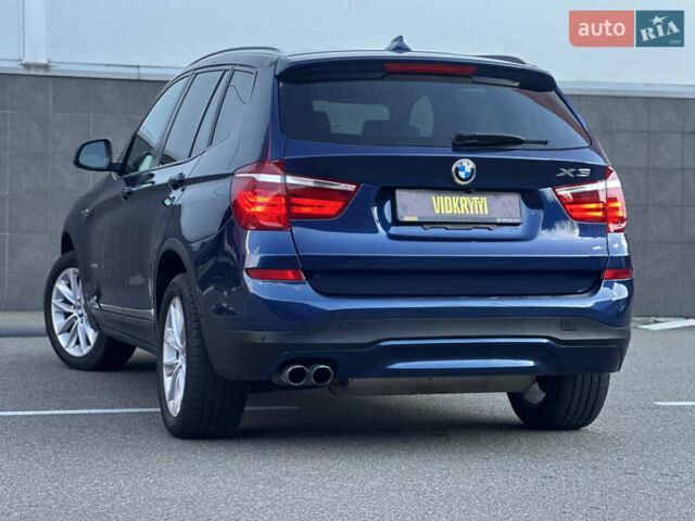 Синий БМВ Х3, объемом двигателя 2 л и пробегом 143 тыс. км за 19500 $, фото 17 на Automoto.ua