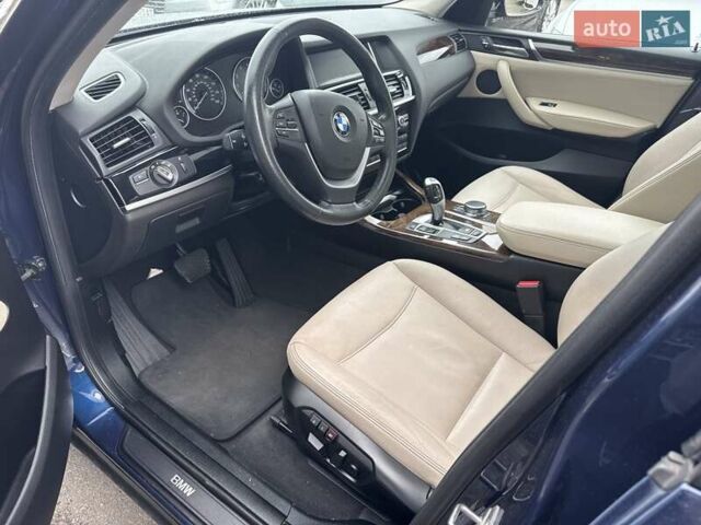 БМВ Х3 2017 в Днепре (Днепропетровске) на Automoto.ua Синий БМВ Х3, объемом двигателя 2 л и пробегом 94 тыс. км за 22500 $, фото 15 на Automoto.ua