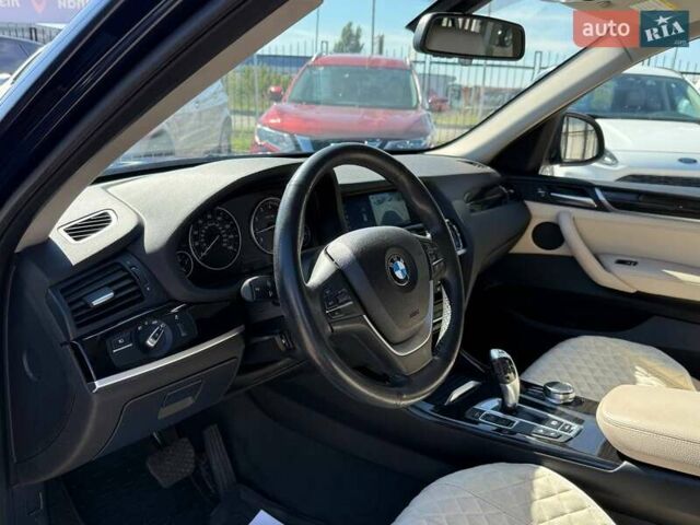 Синий БМВ Х3, объемом двигателя 2 л и пробегом 97 тыс. км за 17600 $, фото 8 на Automoto.ua