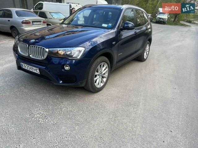 Синий БМВ Х3, объемом двигателя 2 л и пробегом 96 тыс. км за 17000 $, фото 2 на Automoto.ua