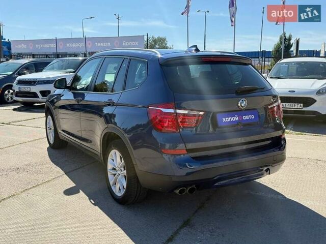 Синий БМВ Х3, объемом двигателя 2 л и пробегом 97 тыс. км за 17600 $, фото 6 на Automoto.ua