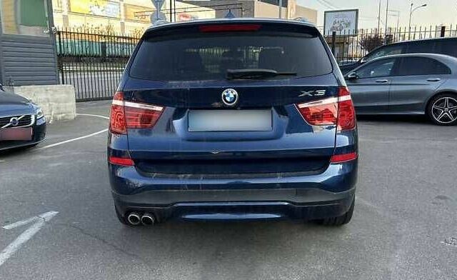 Синий БМВ Х3, объемом двигателя 2 л и пробегом 66 тыс. км за 12800 $, фото 2 на Automoto.ua