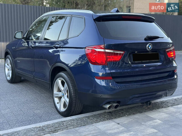 Синий БМВ Х3, объемом двигателя 2 л и пробегом 100 тыс. км за 16900 $, фото 2 на Automoto.ua