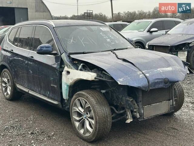 Синий БМВ Х3, объемом двигателя 2 л и пробегом 175 тыс. км за 10900 $, фото 2 на Automoto.ua