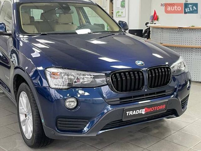 Синий БМВ Х3, объемом двигателя 2 л и пробегом 180 тыс. км за 16490 $, фото 3 на Automoto.ua