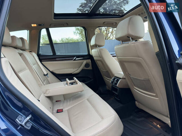 Синий БМВ Х3, объемом двигателя 2 л и пробегом 100 тыс. км за 16900 $, фото 16 на Automoto.ua