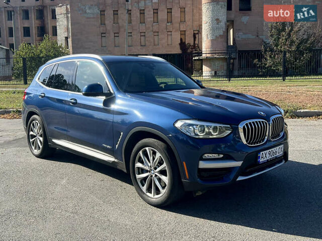 Синий БМВ Х3, объемом двигателя 2 л и пробегом 115 тыс. км за 27500 $, фото 1 на Automoto.ua