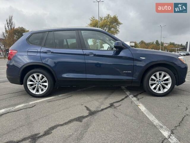БМВ Х3 2017 в Днепре (Днепропетровске) на Automoto.ua Синий БМВ Х3, объемом двигателя 2 л и пробегом 94 тыс. км за 22500 $, фото 4 на Automoto.ua