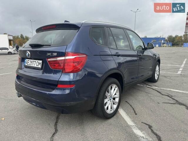 БМВ Х3 2017 в Днепре (Днепропетровске) на Automoto.ua Синий БМВ Х3, объемом двигателя 2 л и пробегом 94 тыс. км за 22500 $, фото 5 на Automoto.ua