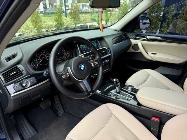 Синий БМВ Х3, объемом двигателя 3 л и пробегом 152 тыс. км за 19900 $, фото 16 на Automoto.ua