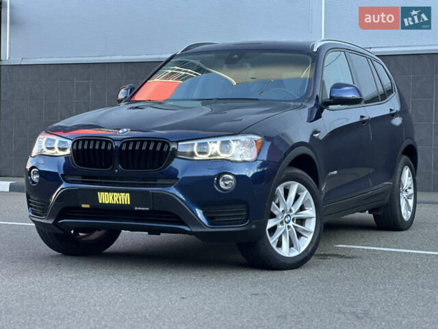 Синий БМВ Х3, объемом двигателя 2 л и пробегом 143 тыс. км за 19500 $, фото 1 на Automoto.ua