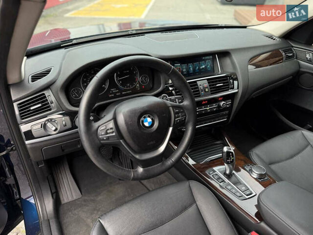 Синий БМВ Х3, объемом двигателя 2 л и пробегом 143 тыс. км за 21500 $, фото 43 на Automoto.ua