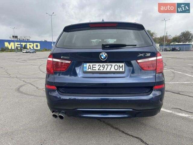 БМВ Х3 2017 в Днепре (Днепропетровске) на Automoto.ua Синий БМВ Х3, объемом двигателя 2 л и пробегом 94 тыс. км за 22500 $, фото 6 на Automoto.ua