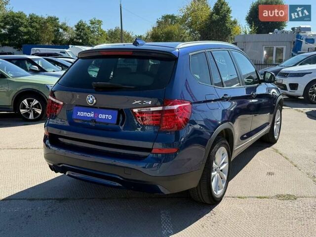Синий БМВ Х3, объемом двигателя 2 л и пробегом 97 тыс. км за 17600 $, фото 4 на Automoto.ua