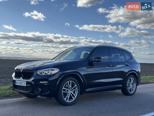 Синий БМВ Х3, объемом двигателя 2 л и пробегом 73 тыс. км за 26900 $, фото 1 на Automoto.ua