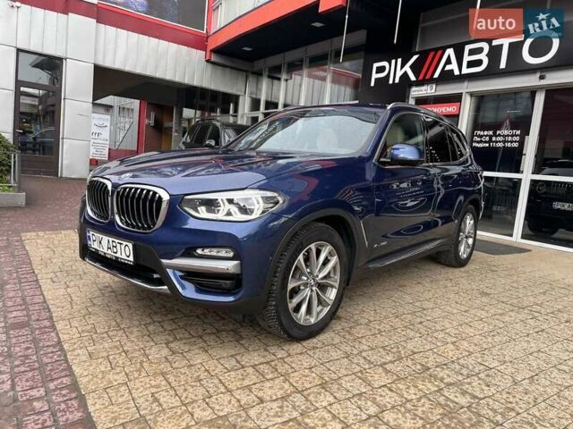 Синий БМВ Х3, объемом двигателя 2 л и пробегом 77 тыс. км за 29900 $, фото 1 на Automoto.ua