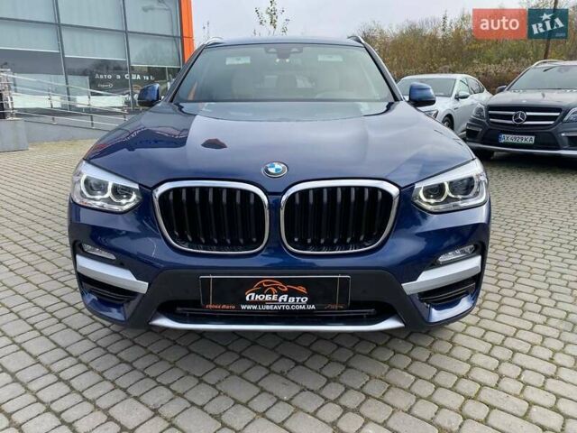 Синий БМВ Х3, объемом двигателя 2 л и пробегом 43 тыс. км за 29900 $, фото 1 на Automoto.ua