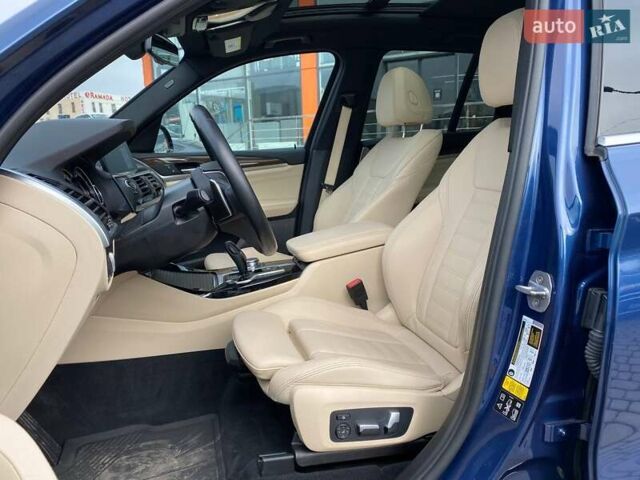 Синий БМВ Х3, объемом двигателя 2 л и пробегом 43 тыс. км за 29900 $, фото 19 на Automoto.ua