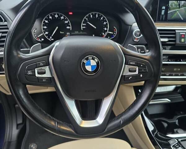 Синий БМВ Х3, объемом двигателя 2 л и пробегом 65 тыс. км за 25600 $, фото 1 на Automoto.ua