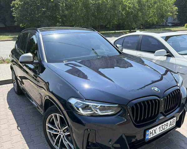 Синий БМВ Х3, объемом двигателя 3 л и пробегом 174 тыс. км за 32900 $, фото 2 на Automoto.ua