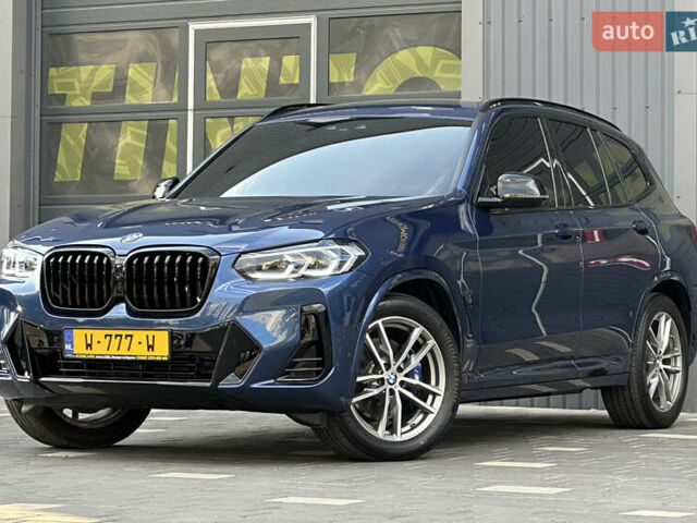 Синий БМВ Х3, объемом двигателя 3 л и пробегом 92 тыс. км за 35950 $, фото 3 на Automoto.ua