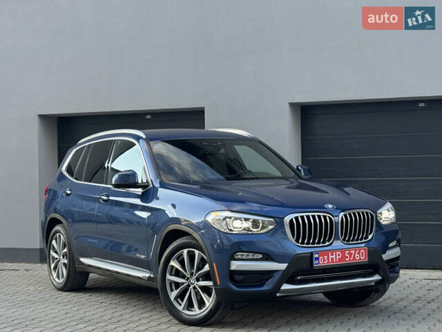 Синий БМВ Х3, объемом двигателя 2 л и пробегом 151 тыс. км за 25900 $, фото 1 на Automoto.ua