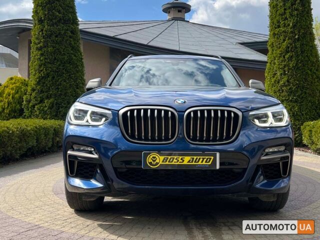 Синий БМВ Х3, объемом двигателя 3 л и пробегом 92 тыс. км за 43300 $, фото 1 на Automoto.ua